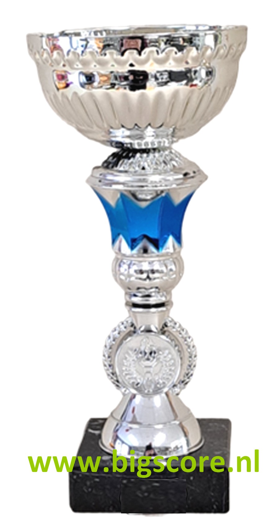 AUB 127 Beker Blauw-Zilver LAATSTE OP=OP!! 
